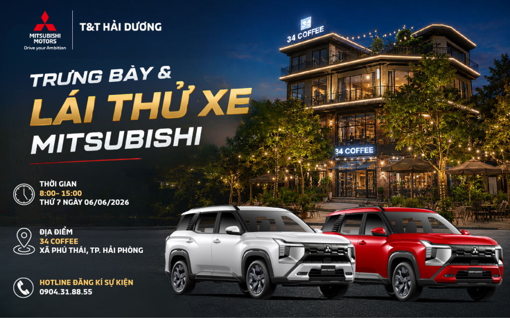TRƯNG BÀY & LÁI THỬ XE MITSUBISHI TẠI HUYỆN KIM THÀNH CŨ – TP. HẢI PHÒNG
