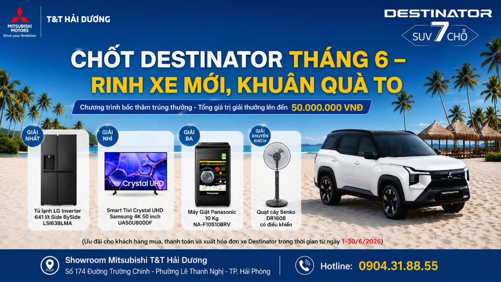CHỐT DESTINATOR THÁNG 6 – RINH XE MỚI, KHUÂN QUÀ TO