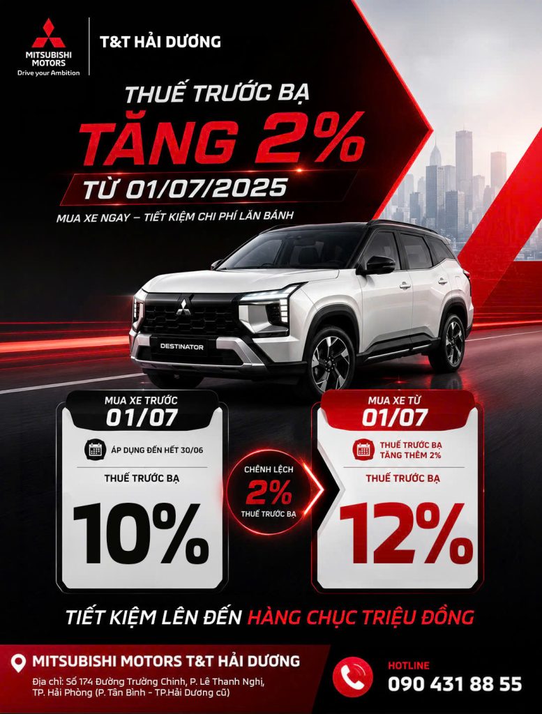 THÔNG BÁO QUAN TRỌNG: THUẾ TRƯỚC BẠ TĂNG TỪ 01/07