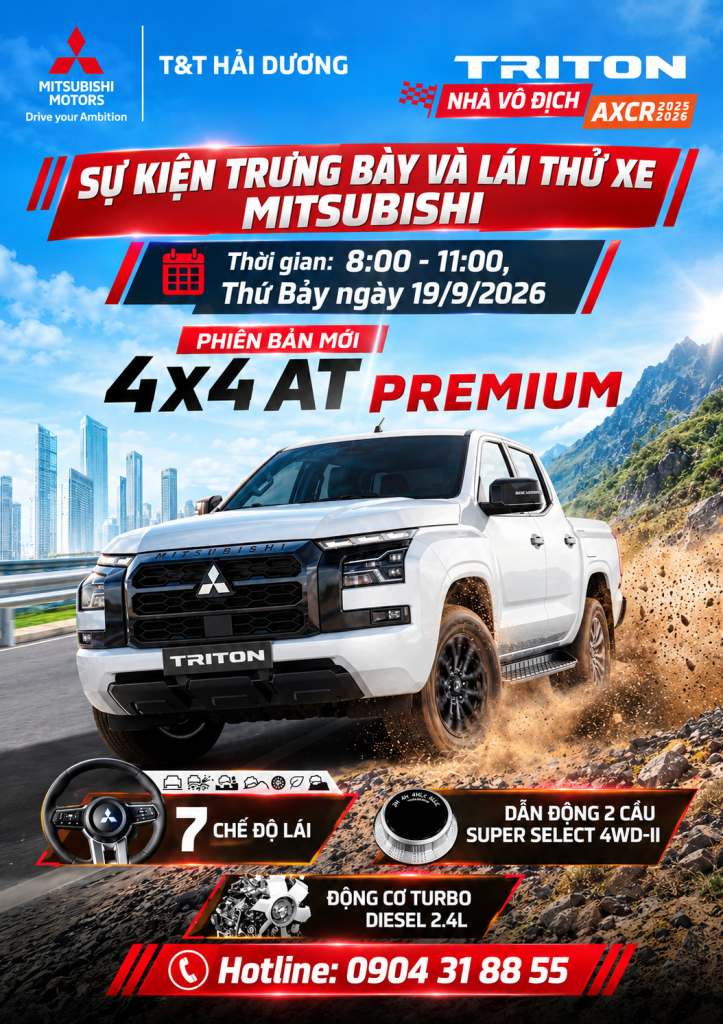 SỰ KIỆN TRƯNG BÀY & LÁI THỬ TẠI SHOWROOM